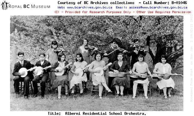 Alberni Residential School ensemble